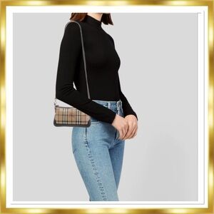 Burberry Haymarket Checkered Crossbody Bag $585